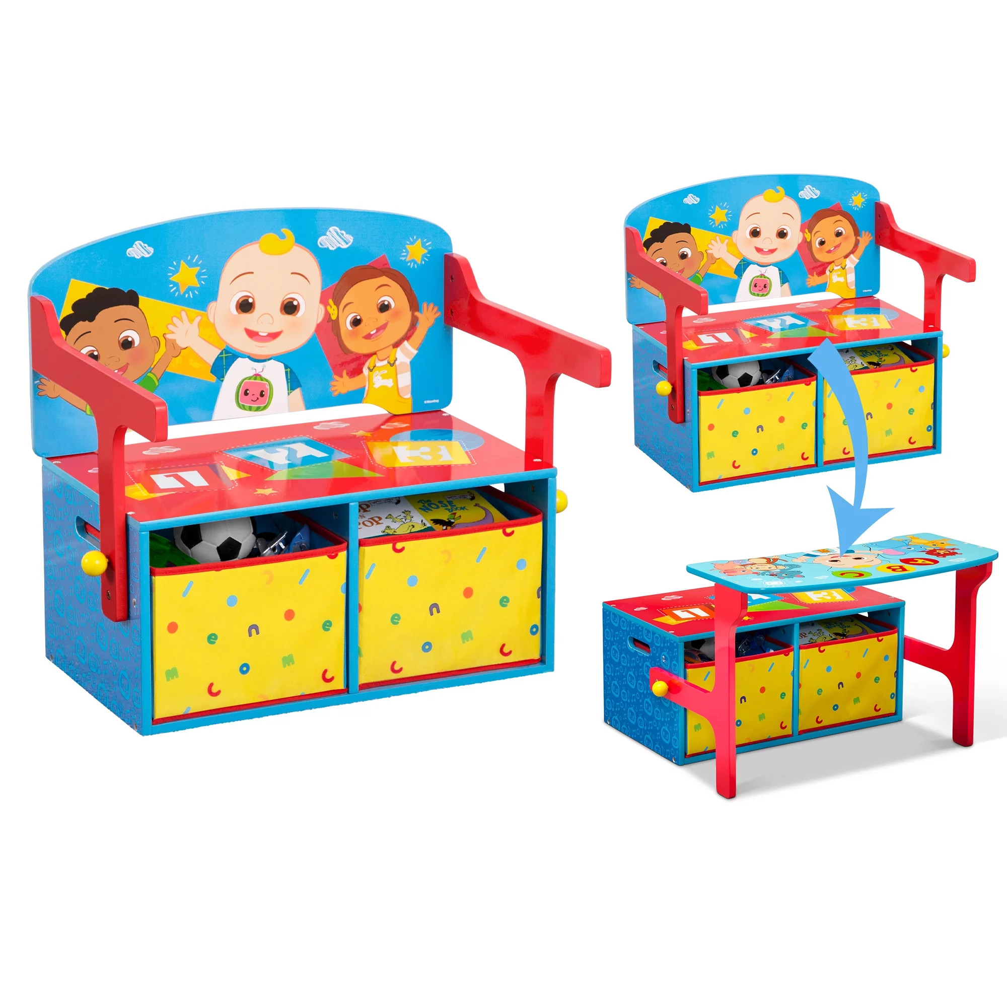 Delta ChildrenCoComelon 2-in-1 Activity Bench and Desk by Delta Children - Greenguard Gold Certif... | Walmart (US)