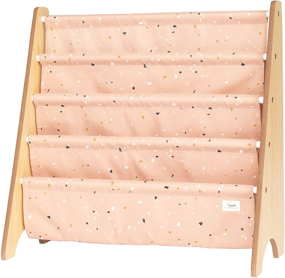3 Sprouts Recycled Fabric Book Rack – Kids & Toddler Bookshelf for Book Storage – Children's ... | Amazon (US)