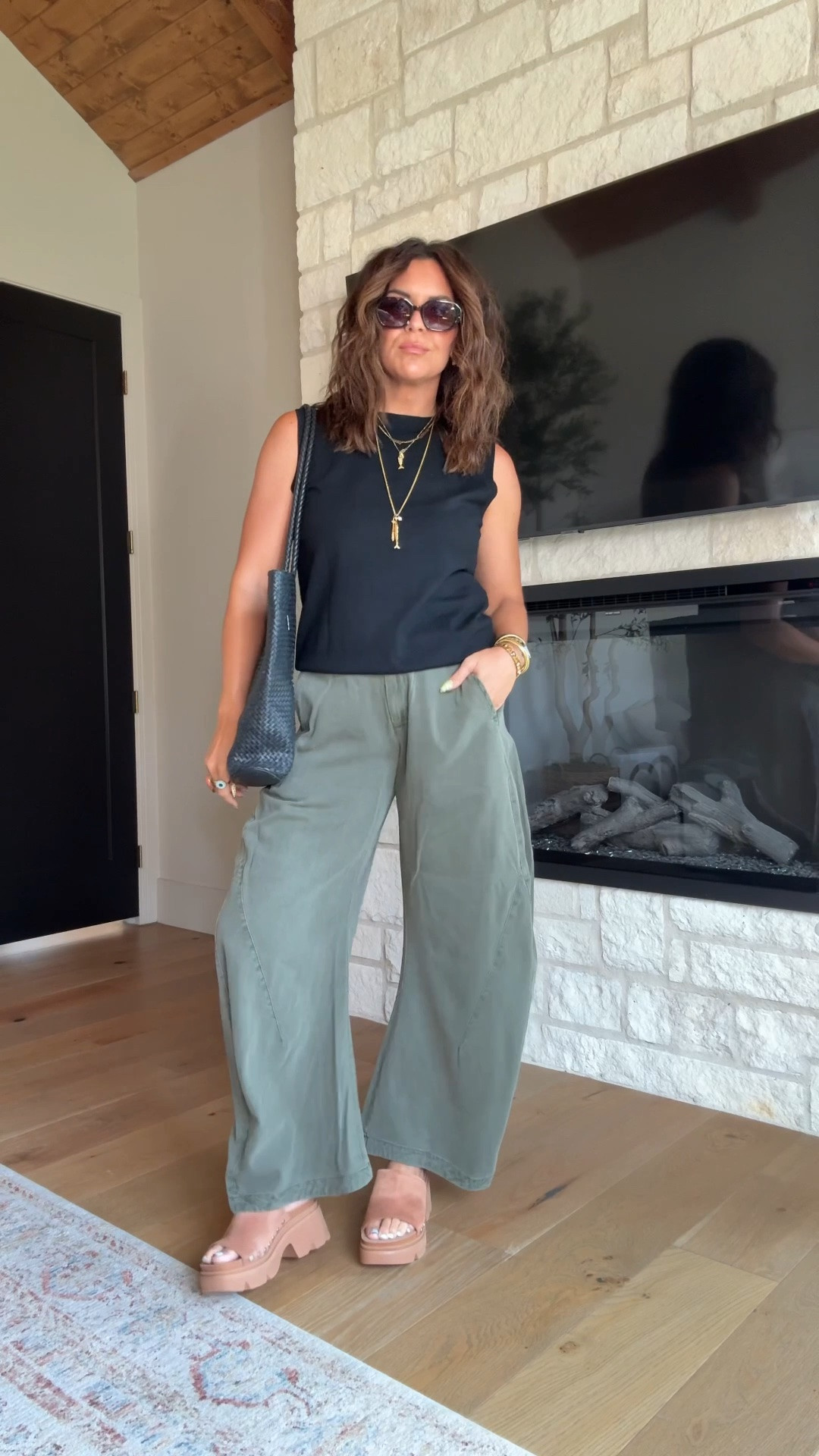 First day at work outfit. 
Sweater tank: LARGE
Free People Trousers! : true to size (I’m in a 10/30)
Reef chunky heels: true to size (use code: RF-STEPHANIE20)

#LTKOver40 #LTKMidsize #LTKWorkwear

#LTKOver40 #LTKMidsize #LTKWorkwear