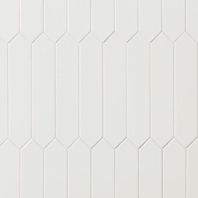 Artmore Tile Lane 62-Pack White 2-in x 13-in Polished Ceramic Subway Wall Tile | Lowe's