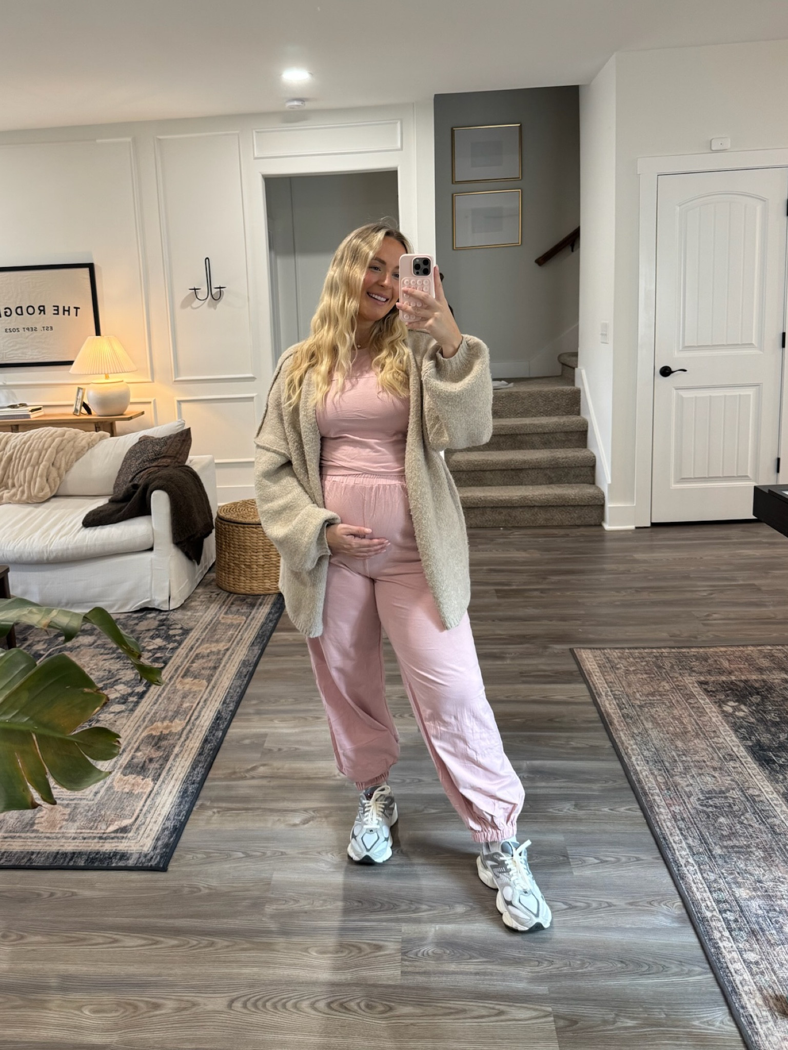 Bump friendly Free People look for LESS! Wearing size L! Amazon fashion, bump friendly outfit, cozy winter outfit.

#LTKBump #LTKStyleTip #LTKFindsUnder50