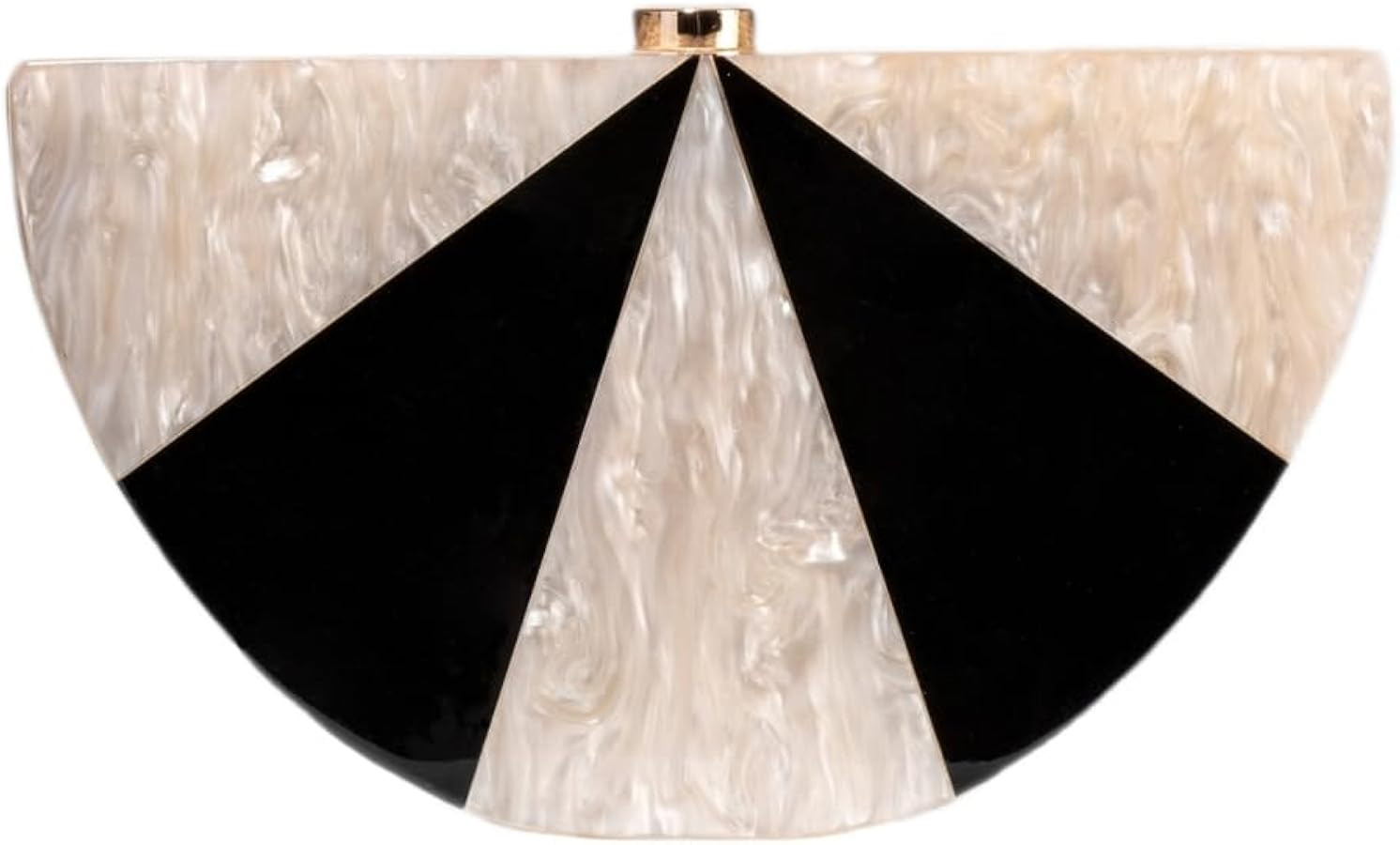Acrylic Half Round Clutch Purse for Women Fashion Acrylic Evening Bag Unique Evening Clutch for W... | Amazon (US)