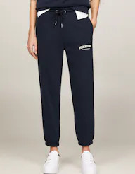 Hilfiger Monotype Flocked Logo Joggers | Tommy Hilfiger (AU)