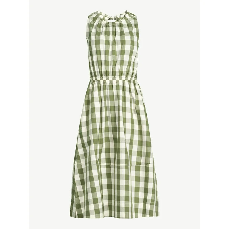 Free Assembly Women's Sleeveless Fit and Flare Dress | Walmart (US)