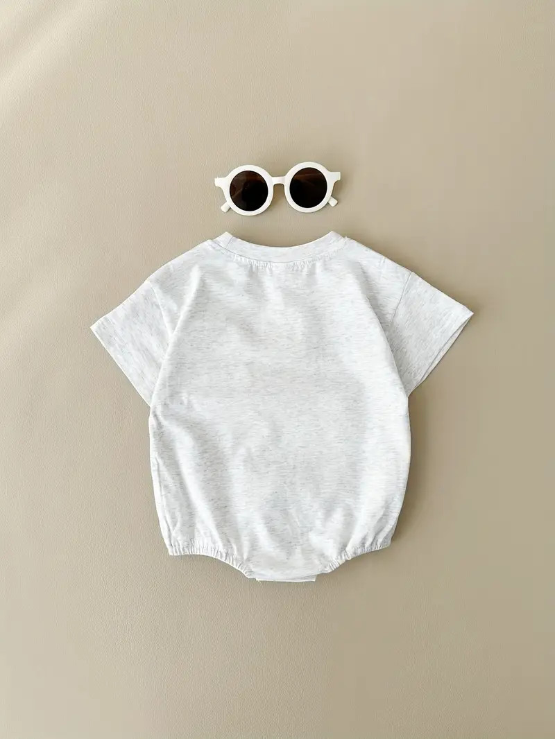 Baby Boys Girls Usa Print Short Sleeve Triangle Romper - Temu | Temu Affiliate Program