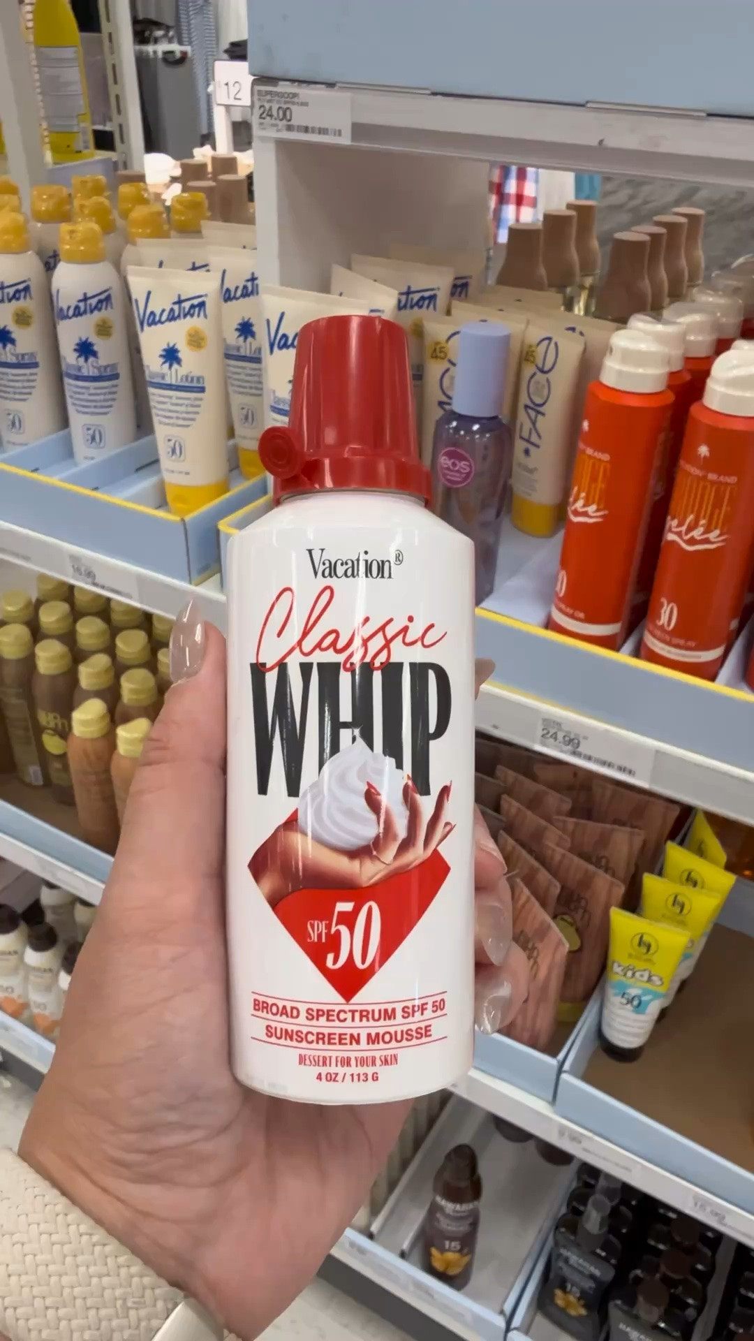 Stock up on sunscreen while it’s on sale! ☀️ I spotted favorites like Vacation, Sun Bum, Classic Whip, and more included in the Target Circle 360 Early Access deals. Perfect timing for summer! 🏖️ @Target 

#Target #TargetFinds #TargetDeals #Sunscreen #SummerEssentials