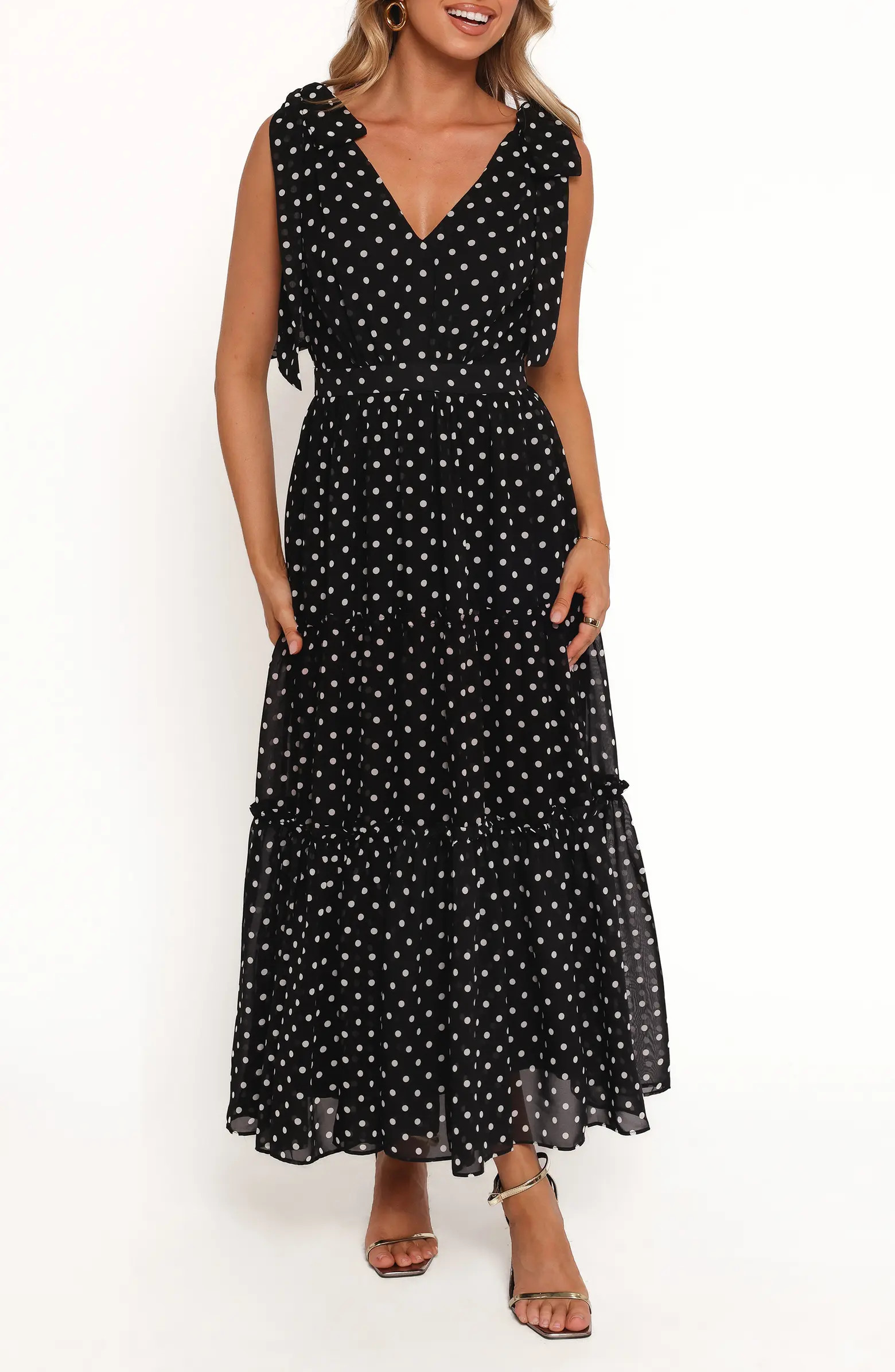 Petal & Pup Ada Polka Dot Sleeveless Maxi Dress | Nordstrom | Nordstrom
