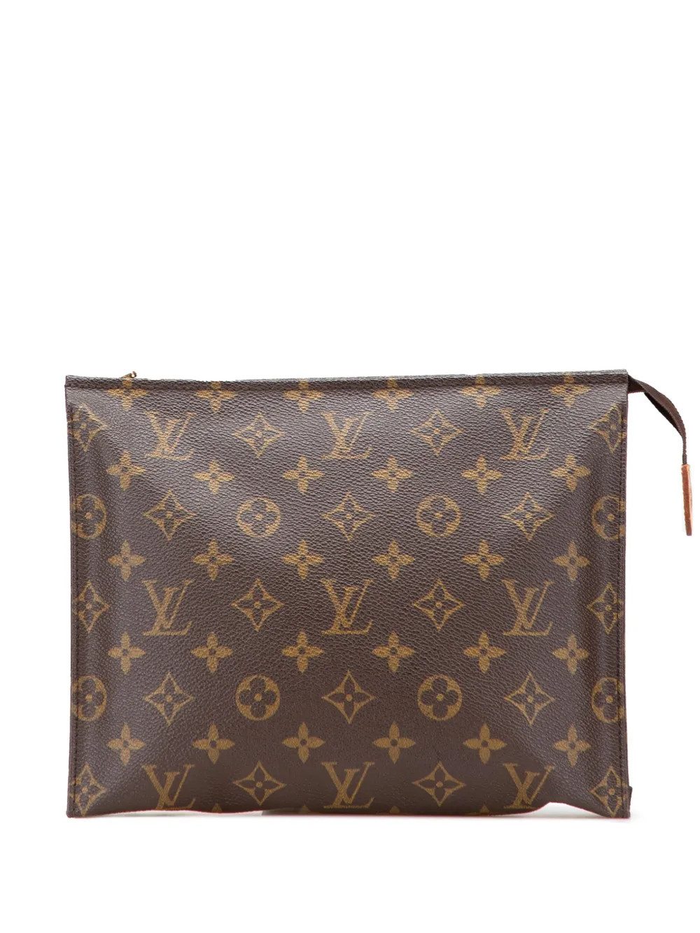 Louis Vuitton Pre-Owned 1988 Monogram Toiletry Pouch 26 Clutch Bag | Brown | FARFETCH | Farfetch Global
