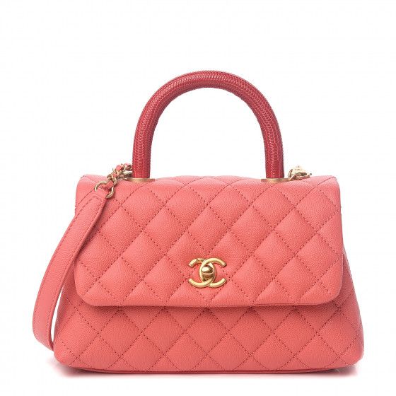 CHANEL

Caviar Lizard Embossed Quilted Mini Coco Handle Flap Pink


111 | Fashionphile