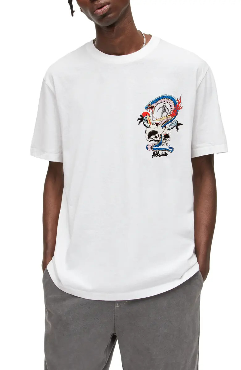 AllSaints Snake Pit Crewneck Graphic Tee | Nordstrom | Nordstrom