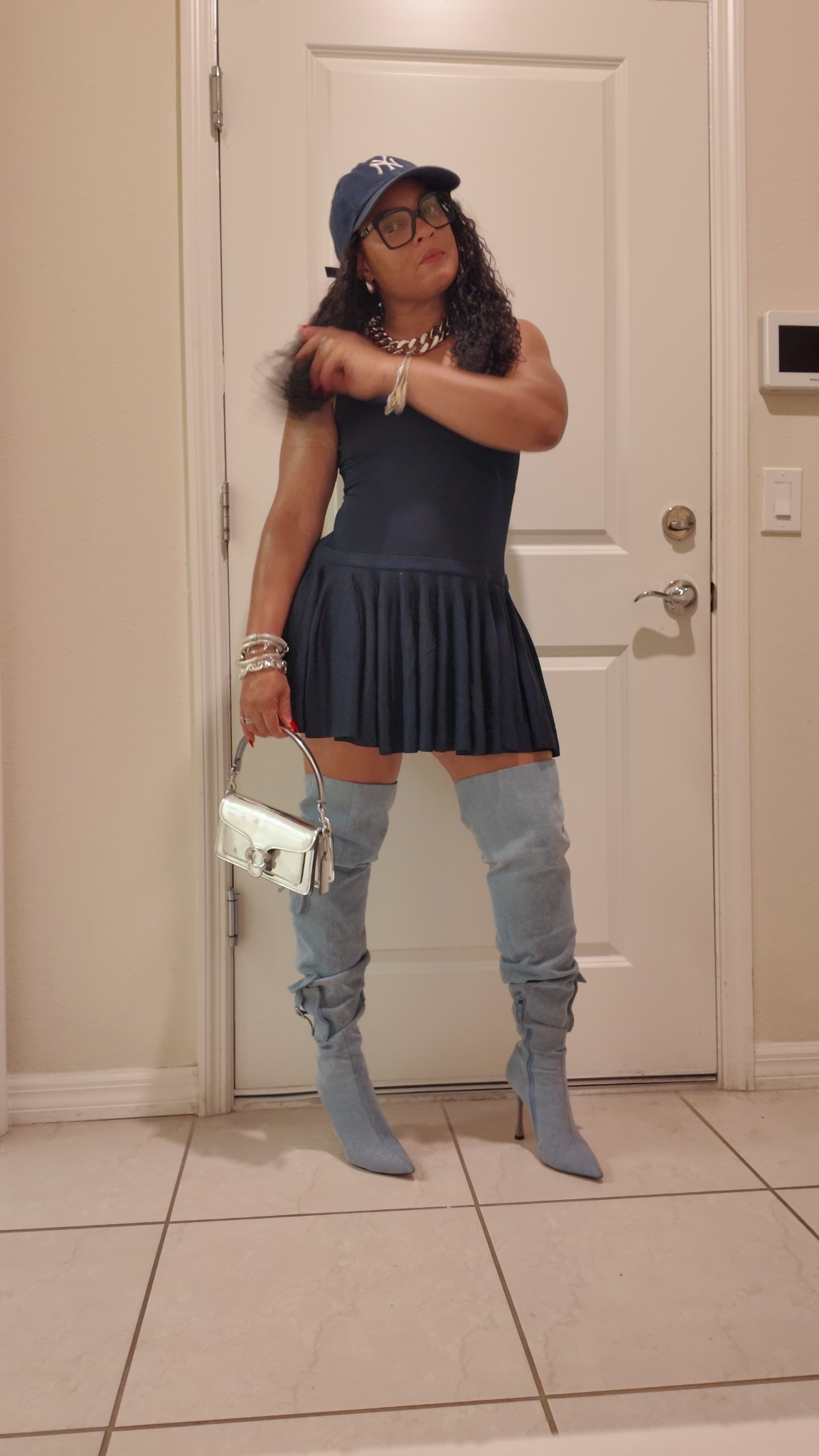 Kbb by Kahlana Navy knit slip dress was perfect for a summer night out on the town. 

#LTKgrwm #LTKmomlife #LTKFestival