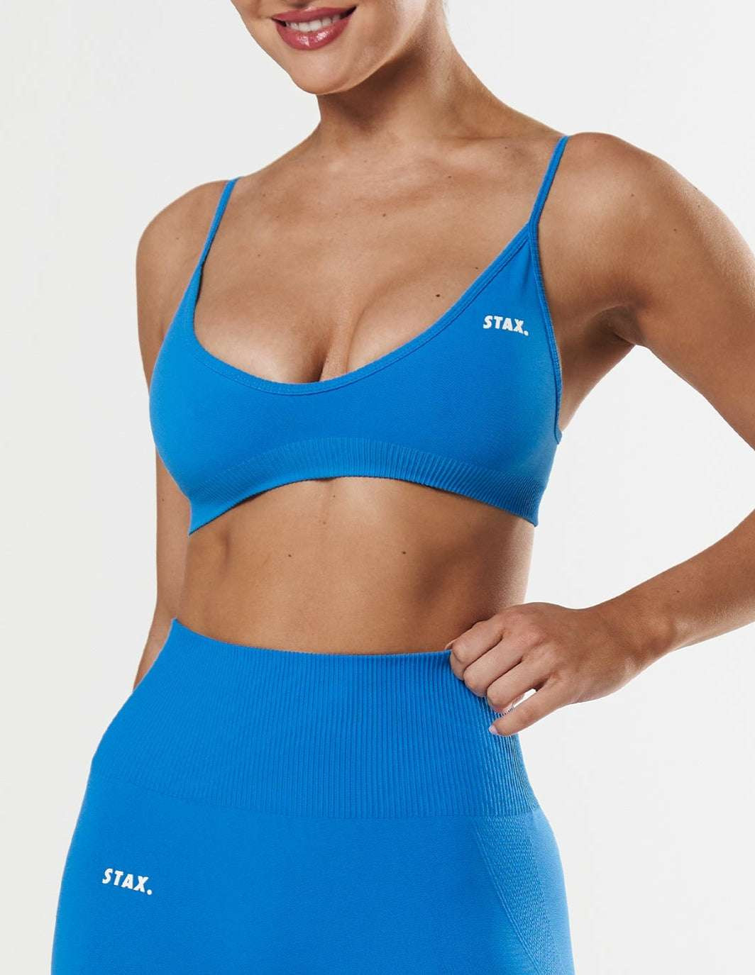 Premium Seamless Summer Bralette - Blue | STAX.