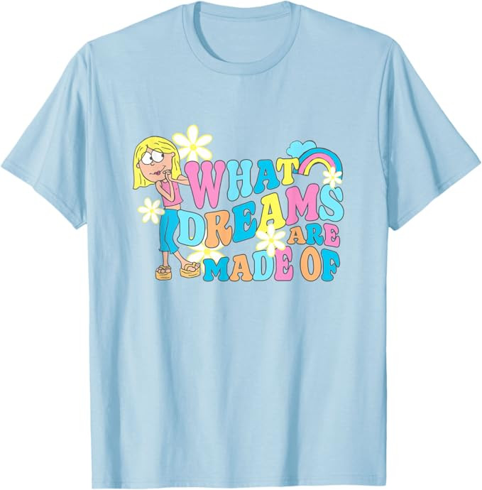 Disney Lizzy McGuire What Dreams are Made of Iconic Big Logo T-Shirt | Amazon (US)