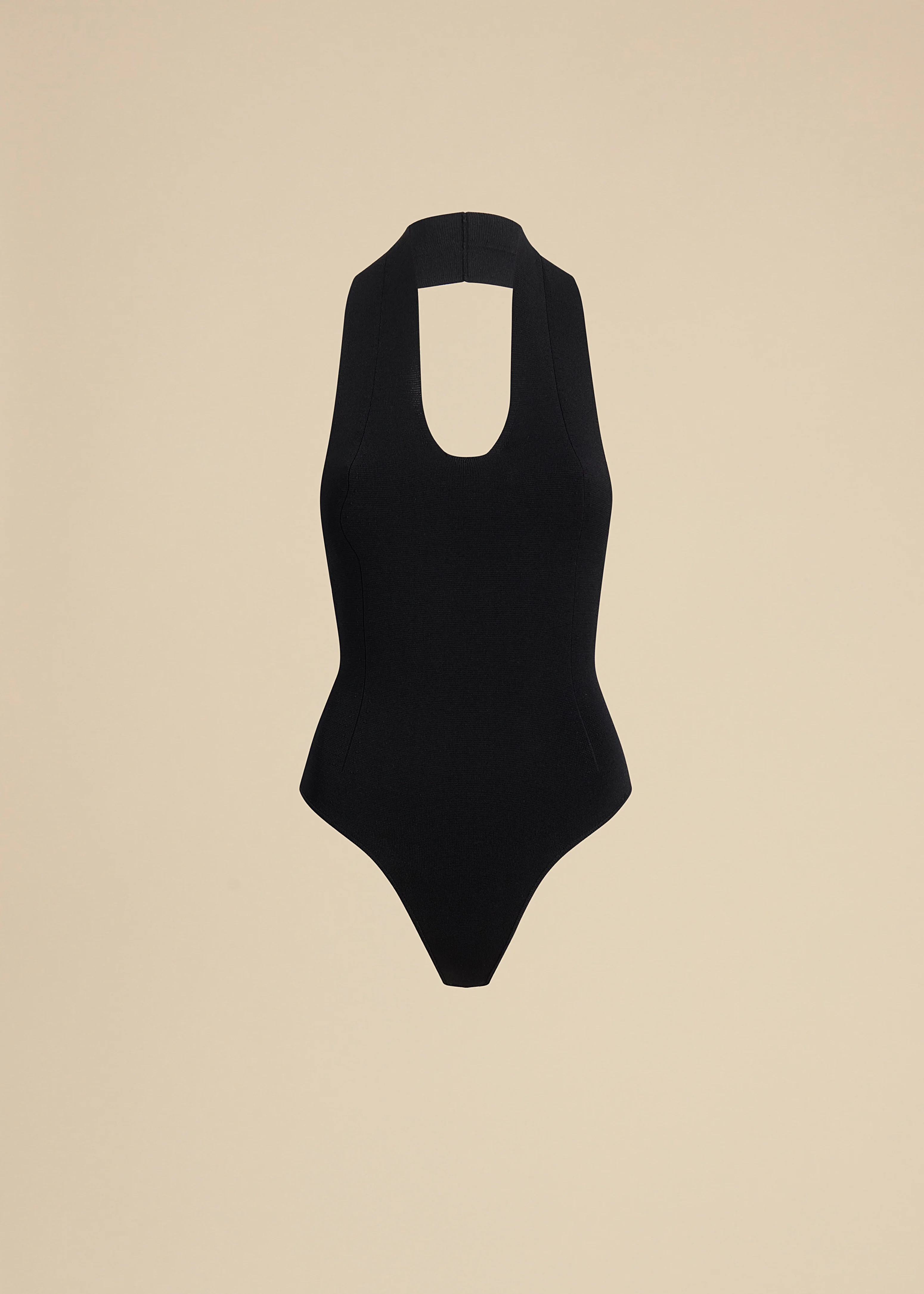 KHAITE - The Toto Bodysuit In Black | Khaite