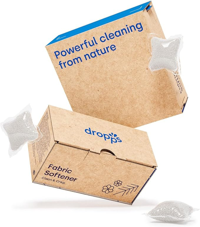 Dropps Fabric Softener Pods: Clean & Crisp | 32 | Count | Keeps Clothes Fresh | HE | Powered by N... | Amazon (US)