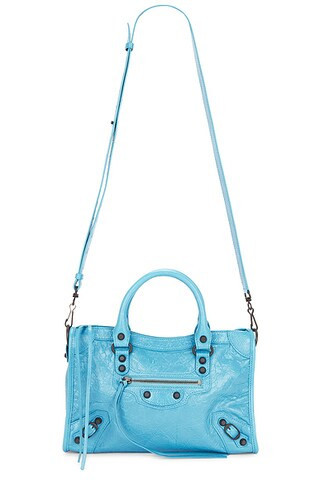 Balenciaga Le City Small Bag in Bleu Cyan - Blue. Size all. | FWRD 