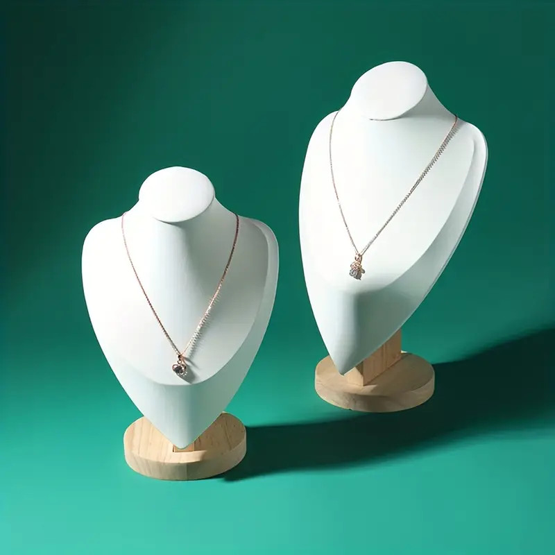 Wooden Necklace Display Stand Neck Jewelry Model Jewelry - Temu | Temu Affiliate Program