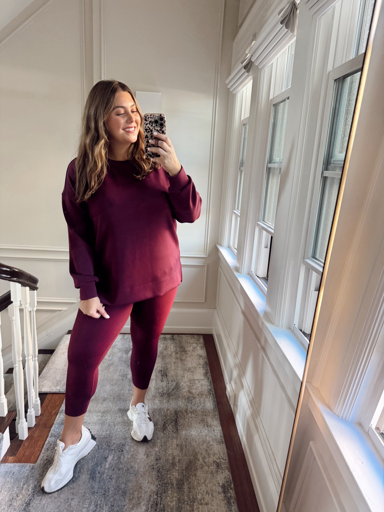 @Spanx fall collection! Wearing size 1X in top & in leggings. Use CARALYN15 on your first order at Spanx for 15% off + free shipping. #SpanxPartner

#LTKSeasonal #LTKPlusSize #LTKActive