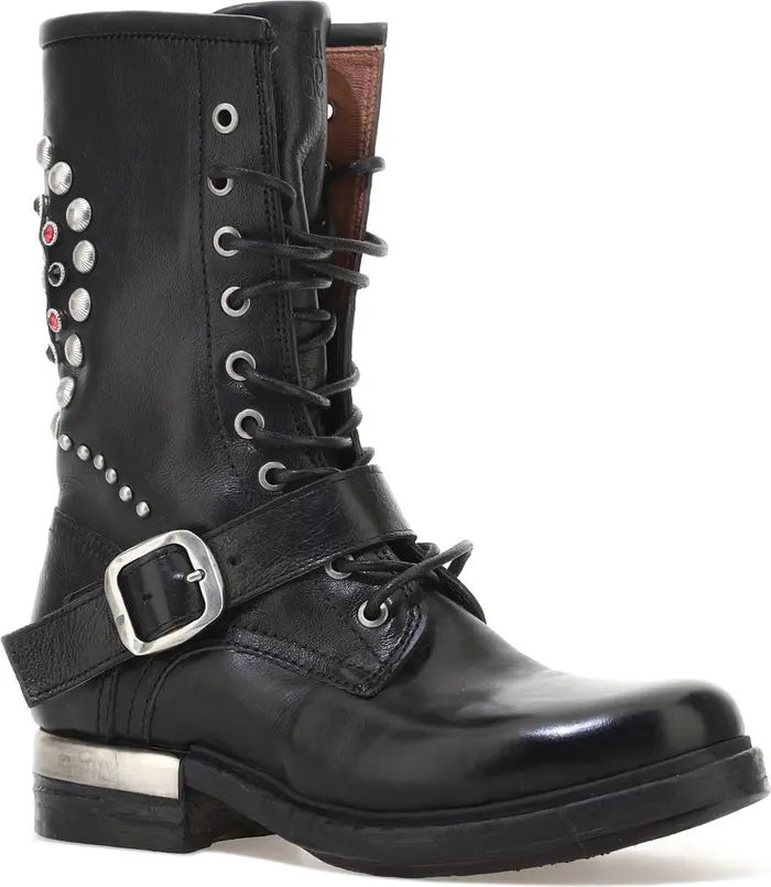 Austin Embellished Combat Boot (Women) | Nordstrom