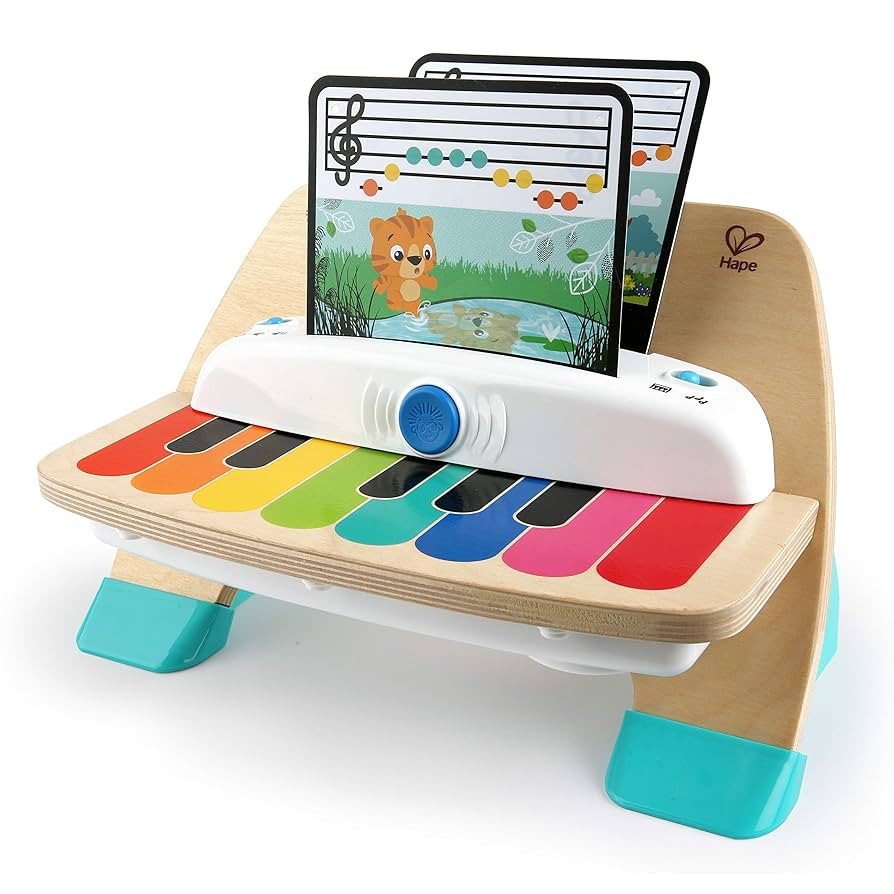 Baby Einstein and Hape Magic Touch Wooden Toy Piano, Montessori Musical Learning Toy for Babies a... | Amazon (US)