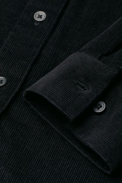 Puff-sleeved Corduroy Shirt | H&M (US + CA)