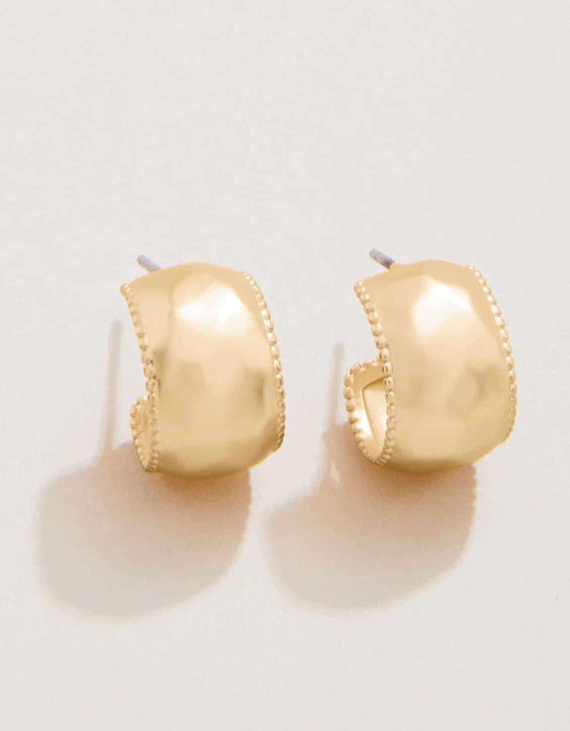 Martha Hoop Earrings 15mm | Spartina 449