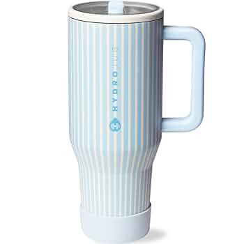 HydroJug Traveler - 40 oz Water Bottle with Handle & Flip Straw - Fits in Cup Holder, Leak Resist... | Amazon (US)