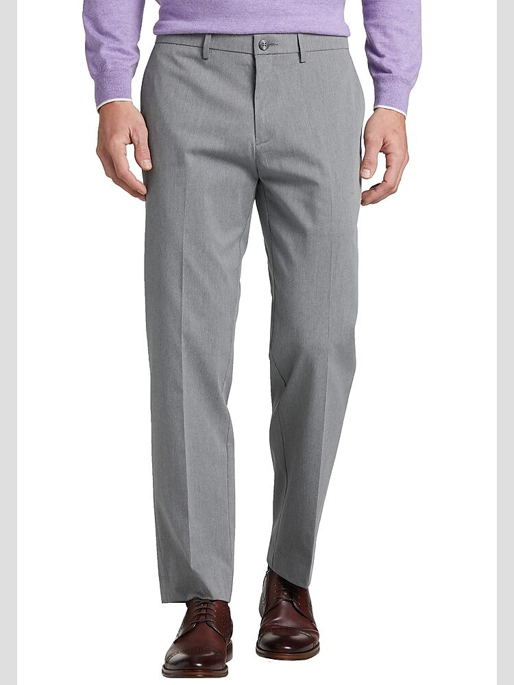 Haggar Iron Free Premium Straight Fit Khaki Pants | Dress & Casual Pants| Men's Wearhouse | The Men's Wearhouse