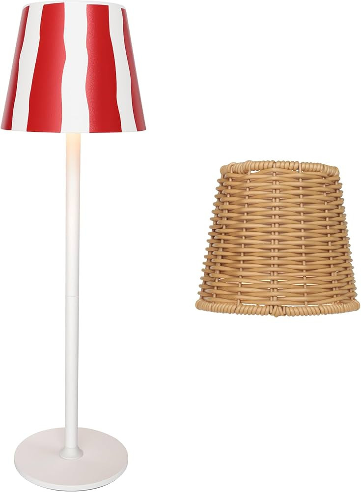 Mr. White Outdoor Waterproof Cordless Wireless Rechargeable Portable Top Touch Battery Operated P... | Amazon (US)