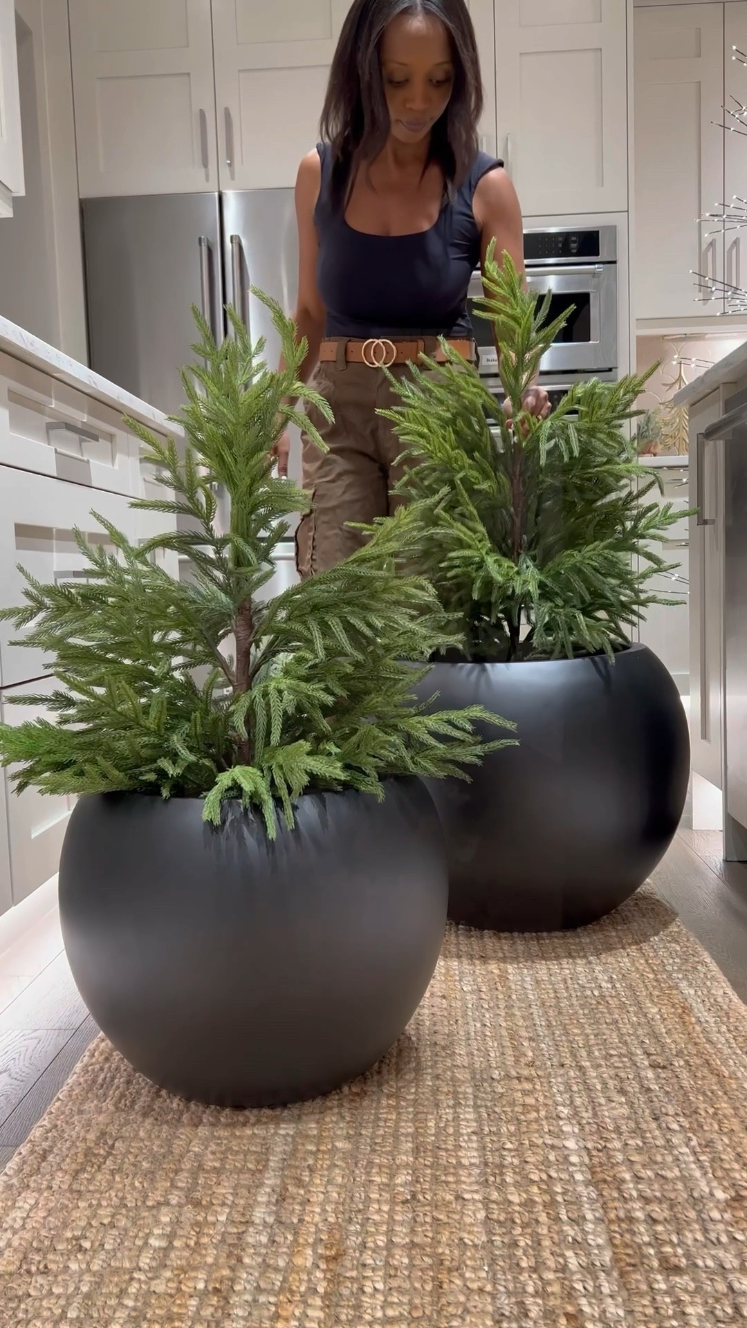  Check out these planters from Amazon!!! 🤌🏽They are  gorgeous! 🥰 I got the large size and medium to create this look. You can even use these for  Christmas tree! 💕

#LTKmidsize #LTKstyletip #LTKHoliday