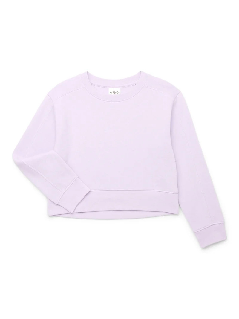 Athletic Works Little and Big Girls Fleece Sweatshirt, Sizes 4-18 & Plus | Walmart (US)