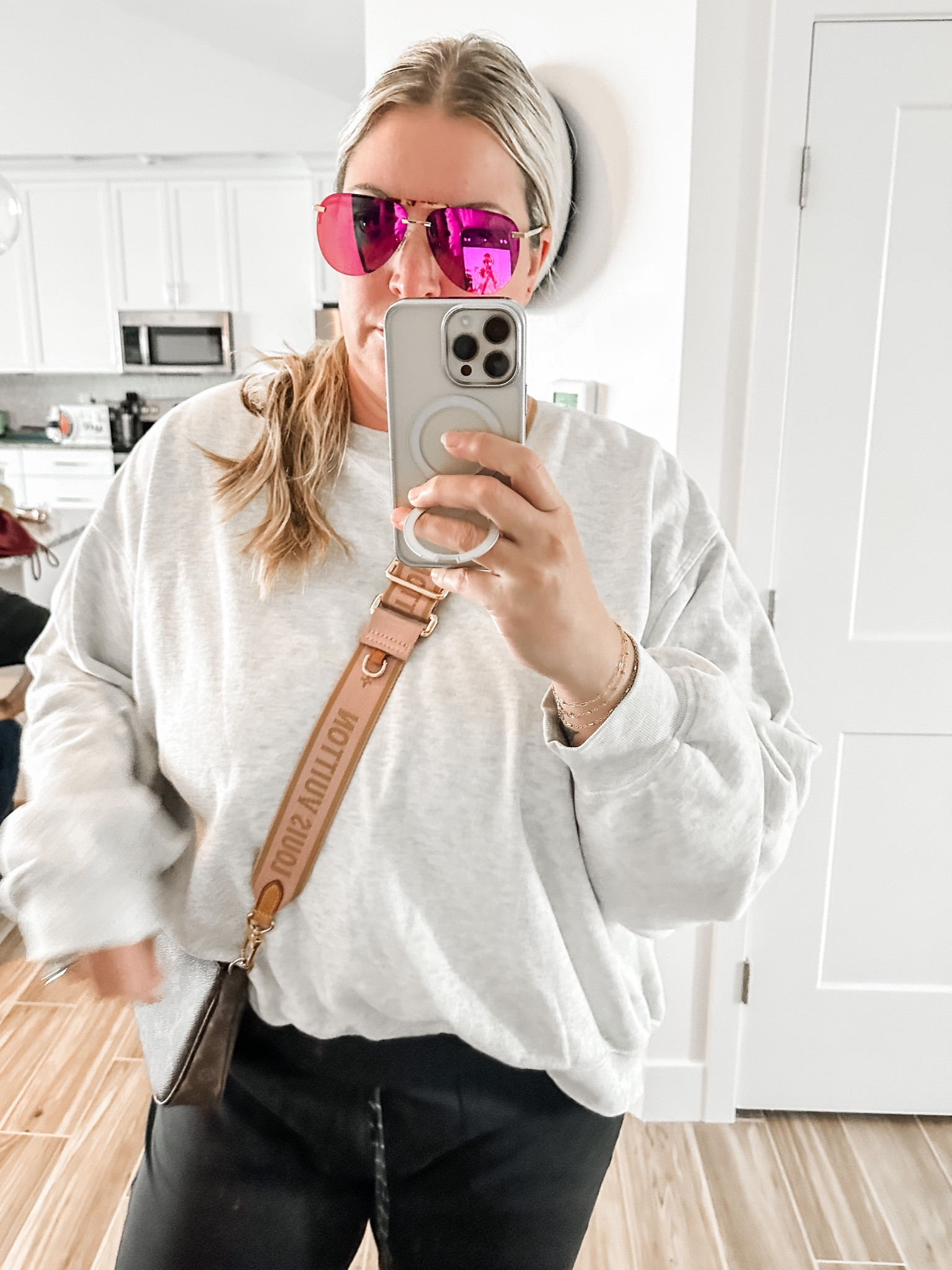 Buy 1 get 1 on sunglasses. These sunglasses are my favorite, several colors available. 

Sweatshirt is super comfy and a little oversized. 

Joggers are one of my faves! So comfortable. I did my regular size large 

#LTKstyletip #LTKsalealert #LTKfitness