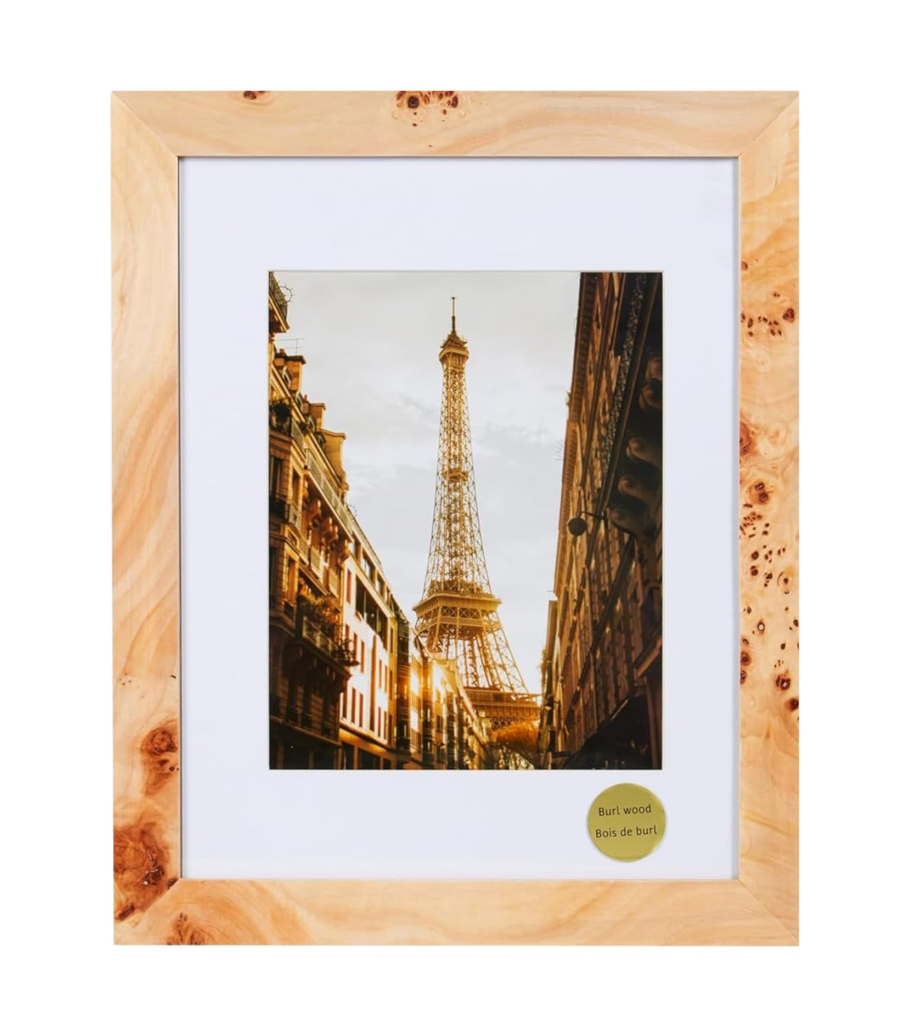 Concepts -8x10 Burl Wood Picture Frames - Natural Wood Finish Picture Frames for Family Photos - ... | Amazon (US)