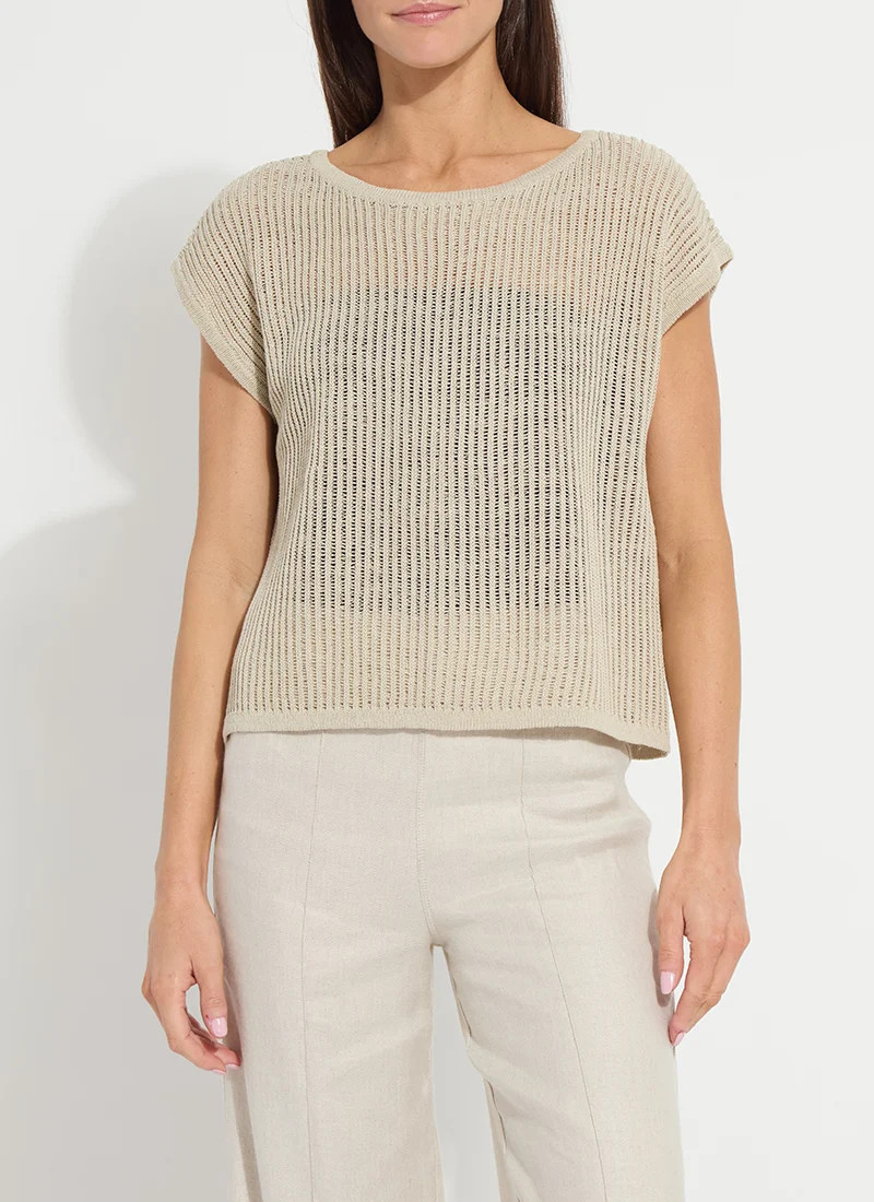 Benedita Convertible Linen Sweater Cardigan | Lysse NY