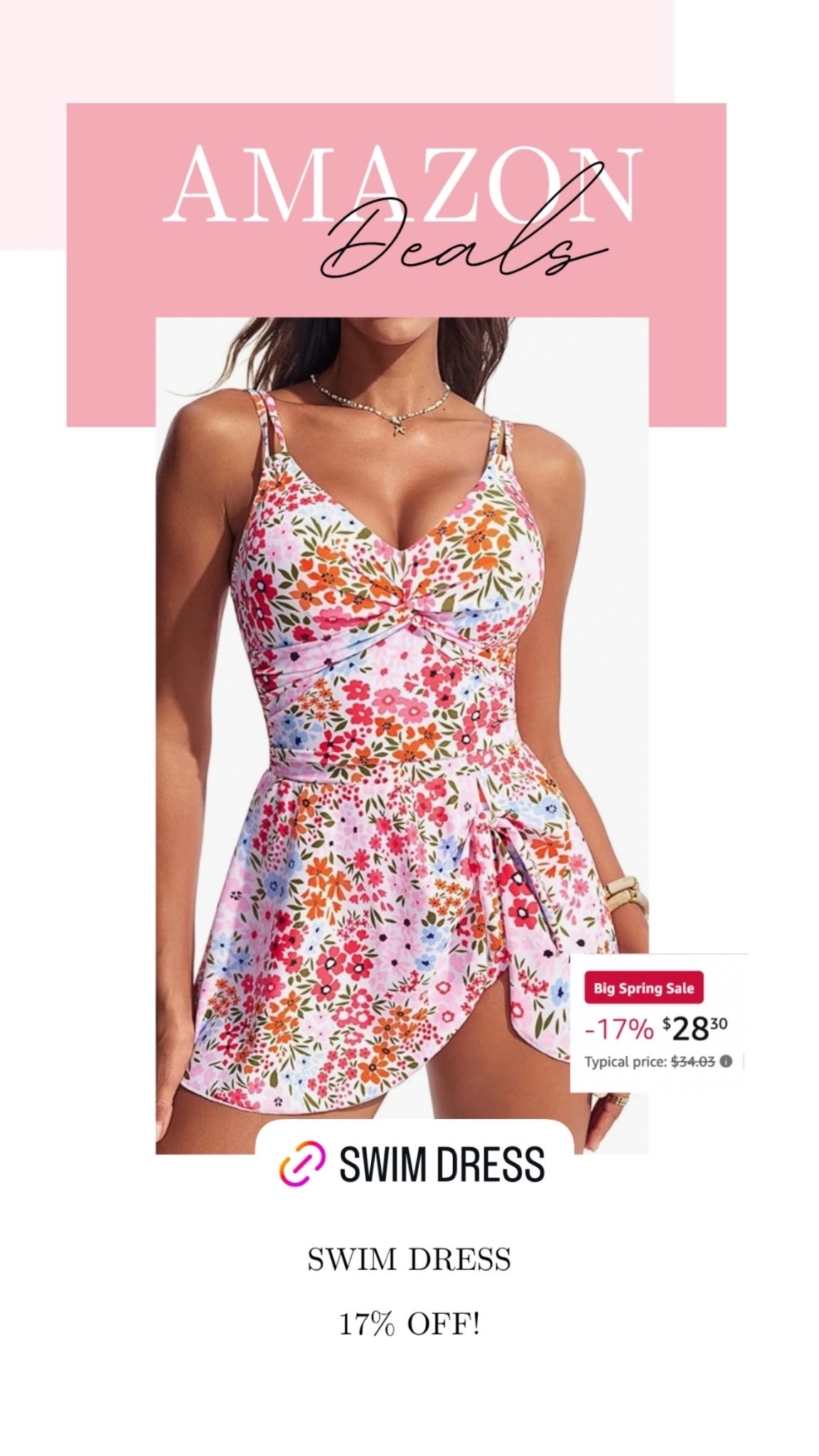 Cute floral swim dress on deal! I have this one and love it!

#LTKSwim #LTKMidsize #LTKSaleAlert