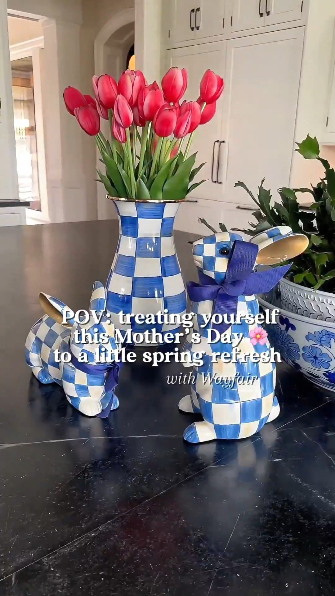 Fresh flowers, classic blue and white, and a few easy swaps that instantly pull everything together without the need for a full redo.

#LTKSeasonal #LTKOver40 #LTKHome