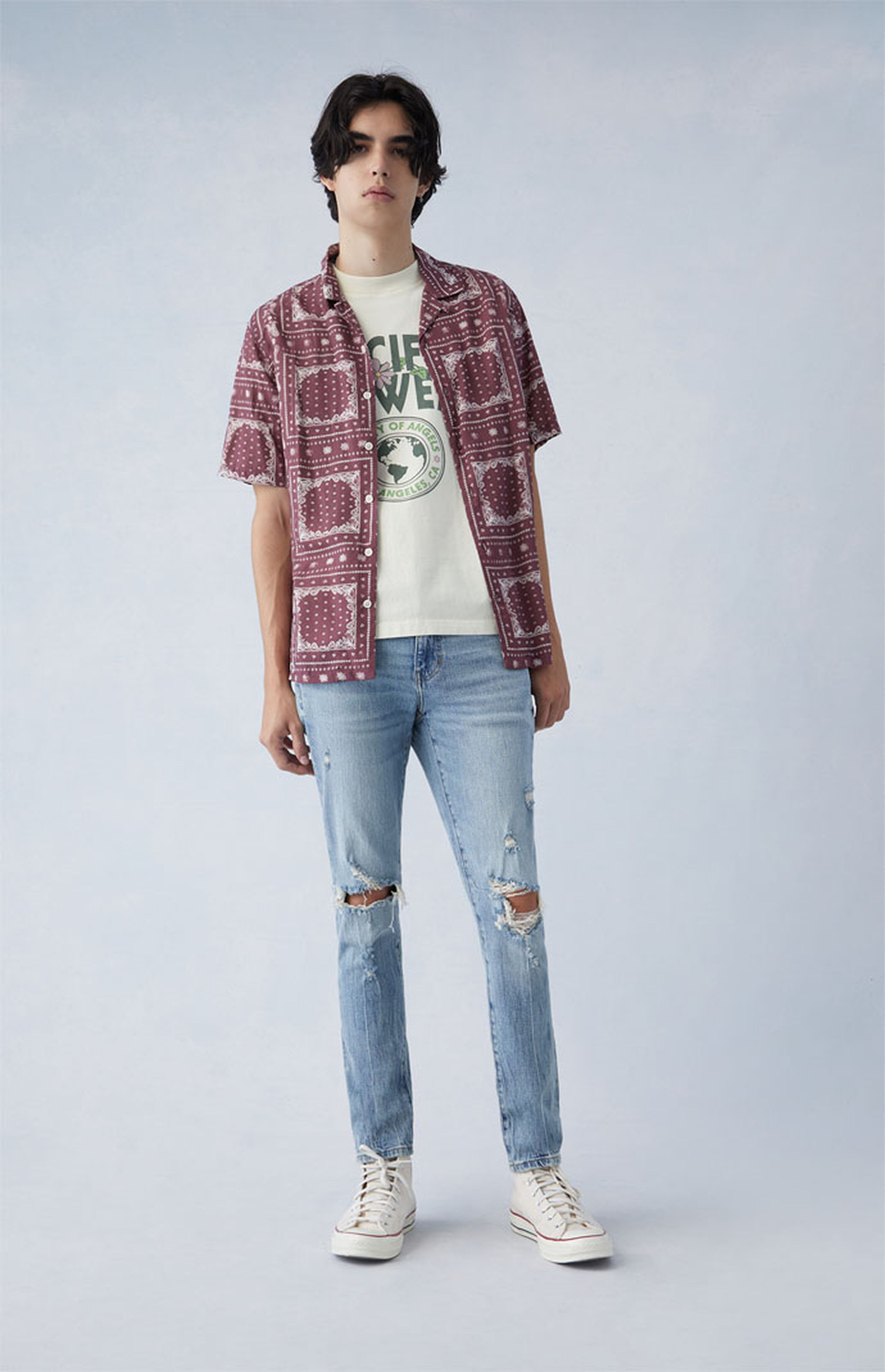 PacSun Comfort Stretch Indigo Skinny Jeans | PacSun