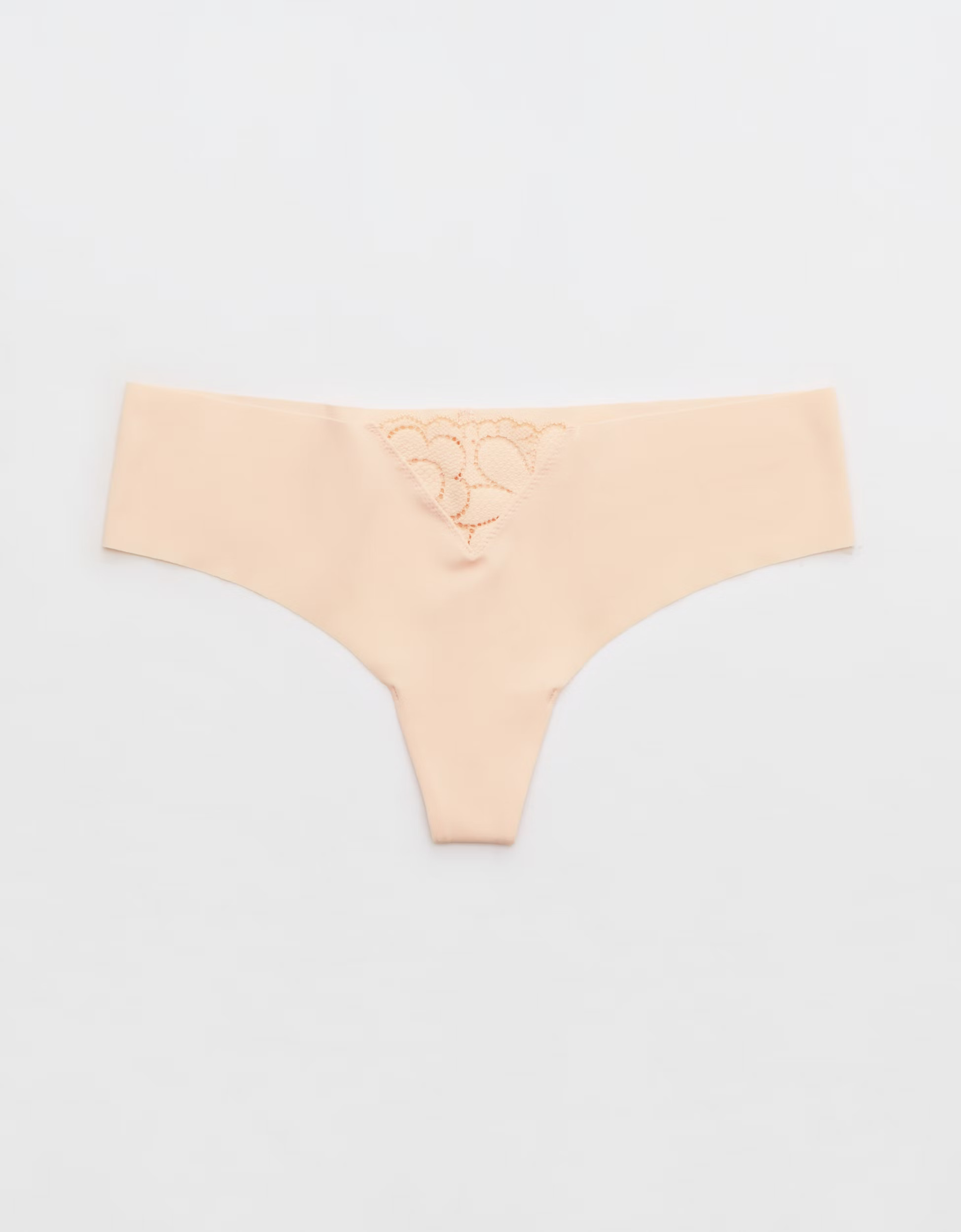 Aerie No Show Candy Lace Thong Underwear | Aerie