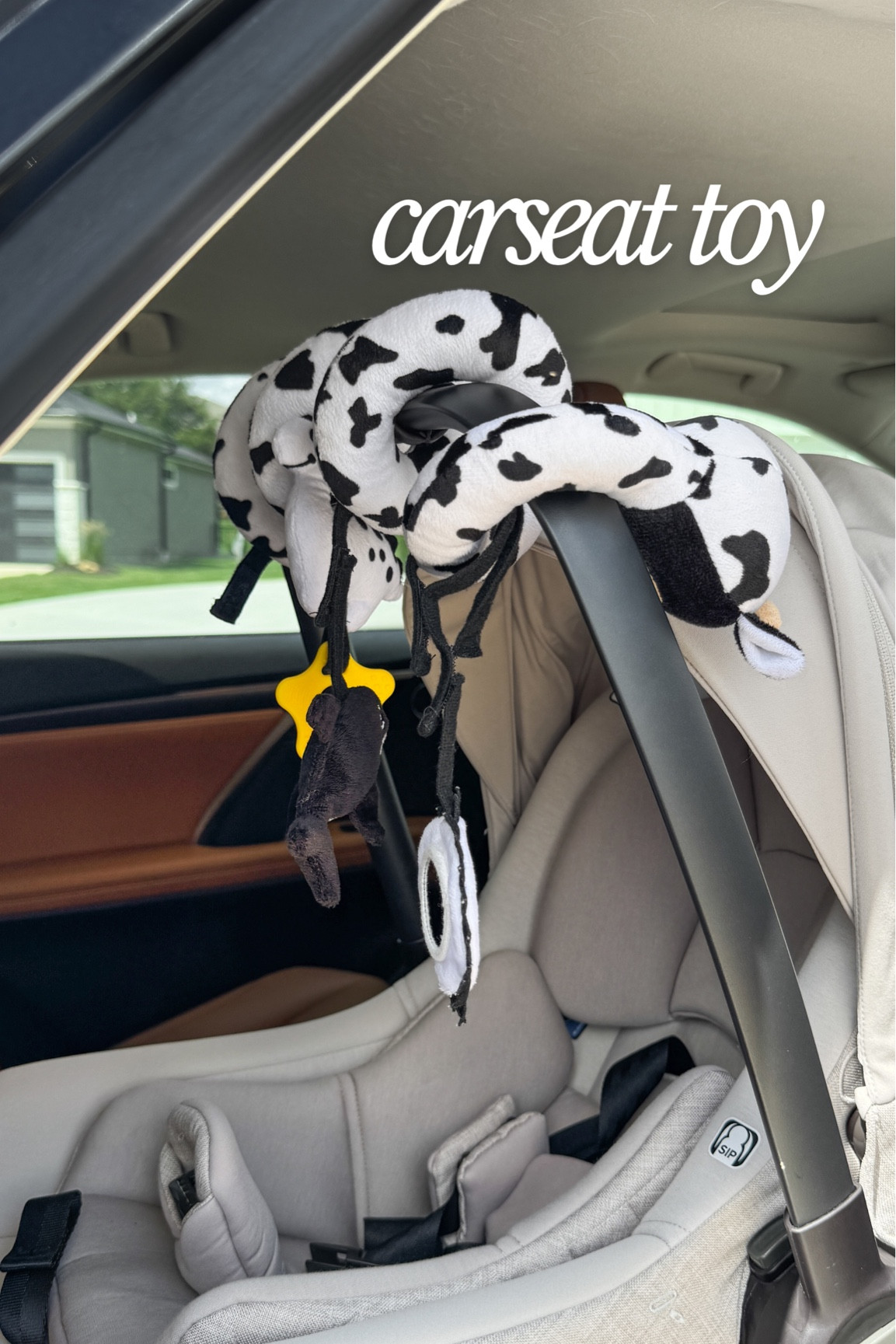 Mom car favorite for babies! 

This car seat toy is such a hit! The contrast keeps my baby’s attention!

Amazon, mom life, mom finds, baby must haves

#LTKmomlife