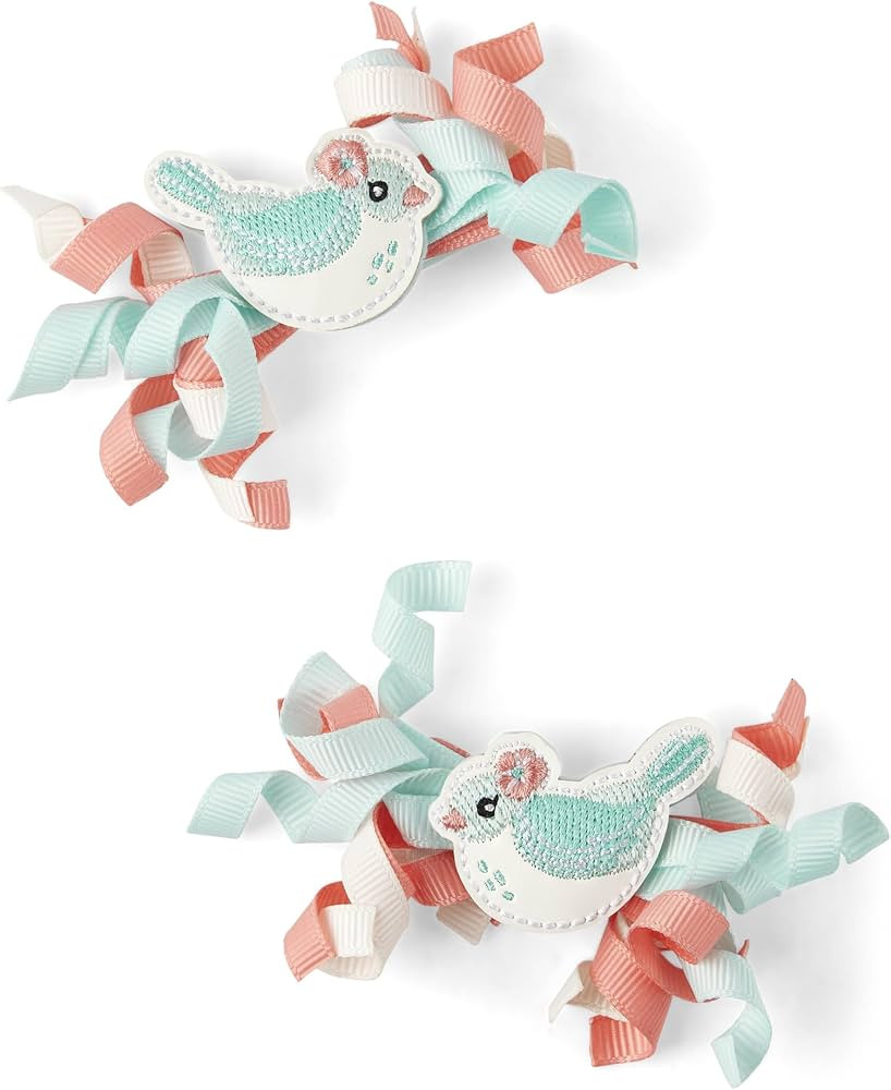Gymboree,and Toddler Snap Clip 2-Pack Hair Accessories,Blue Birds 2-Pack,One Size | Amazon (US)