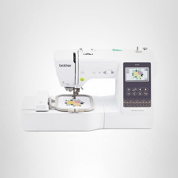 Brother SE700 Sewing and Embroidery Machine, Wireless LAN Connected, 135 Built-in Designs, 103 Bu... | Amazon (US)