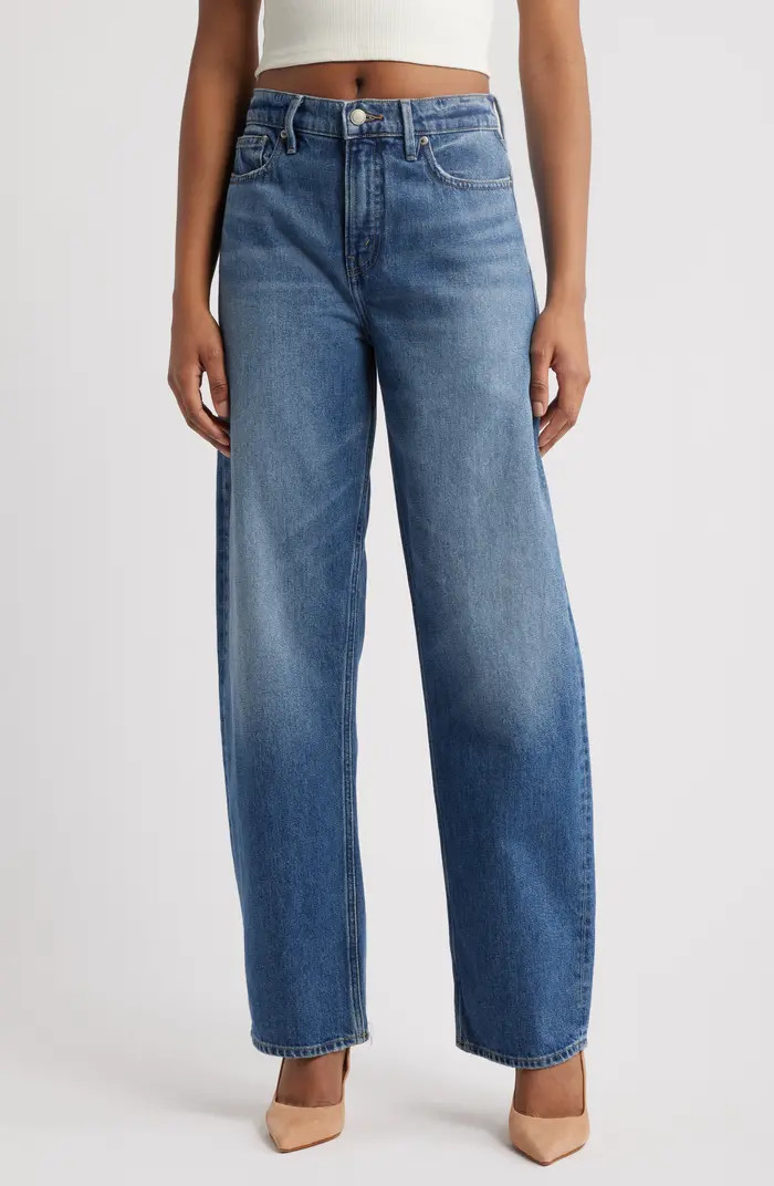 Good American Good Relaxed Barrel Jeans | Nordstrom | Nordstrom