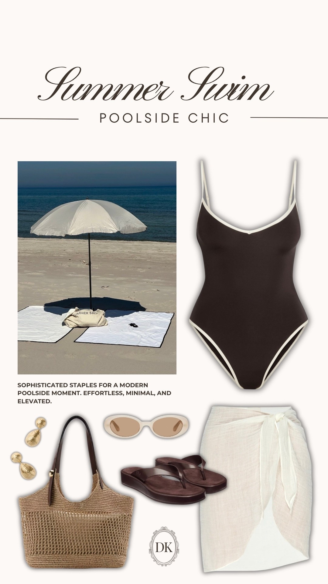Summer Chic 🤎☀️

#LTKSwim #LTKootd