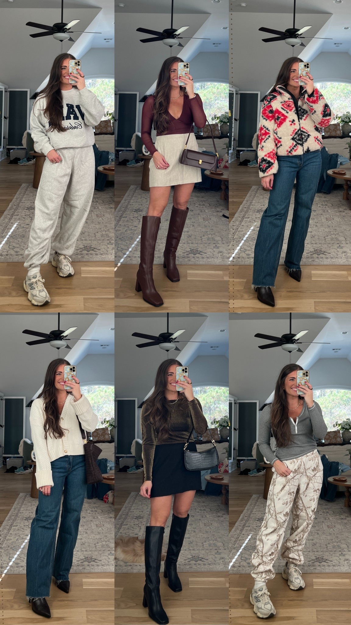 ⭐️ 40% off everything & extra 15% off with code AFMORGAN 🤩⭐️
I’m a true size 8/M & 5’5. My waist 29”, hips 40”, & bust 36.5” 

Sizing info:

•starting Jeans (my fave style ever!) TTS - 29 reg
• wide leg jeans TTS - 29 reg 
•tees & sweaters all TTS - M
•skorts TTS - M
•sweatshirt size L
•sweatpants & lounge pants TTS - M •Sherpa puffer & brown dress coat TTS - M 

Abercrombie haul! 😍🫶🏼 ordered some new jeans, tops (that gold shimmer tho!!!), & outfits for winter/the holidays ✨ & OMG! if you’ve never tried their jeans they’re truly top tier 🤌🏼⭐️ almost entire site is 40% off 🤩👏🏼 AND code AFMORGAN stacks for extra 15% off!!! ⭐️ this haul is SO GOOD OMG!!!! New built in bra tops that are STUNNING & my fave jeans in a new wash + a new wide leg style!!!! I love!!! & The sweats + sweatshirts + lounge fits thoooo 🙌🏼 primo comfort!!! NEXT level softness & comfort! 💯 What’s your fave from this Abercrombie haul?! 👇🏼 🔗 Comment SHOP for the exact links for everything in this haul! 🔗 & Linking everything for y’all w sizing info on my LTK linked in my Instagram bio! 😘 

Direct URL: 

@shop.LTK @abercrombie 

*Offer valid online only 12/9/2025-12/24/2025 in US/CA. Exclusions apply as indicated. Online price reflects discount. *Use code AFMORGAN to get an additional 15% off almost everything in stores and online at checkout from 12/12/2025-12/15/2025 in US/CA. Exclusions apply. See details online. Exclusions: Clearance, Vol. 28 Collection, Pride Collection, PGA, NFL, NHL, NBA, MLS, MLB and NCAA Licensing, Golf Licensing, Cashmere, Leather, Suede, Down, Sunglasses, All Multipacks, and Watches

#LTKHoliday #LTKFindsUnder100 #LTKSaleAlert