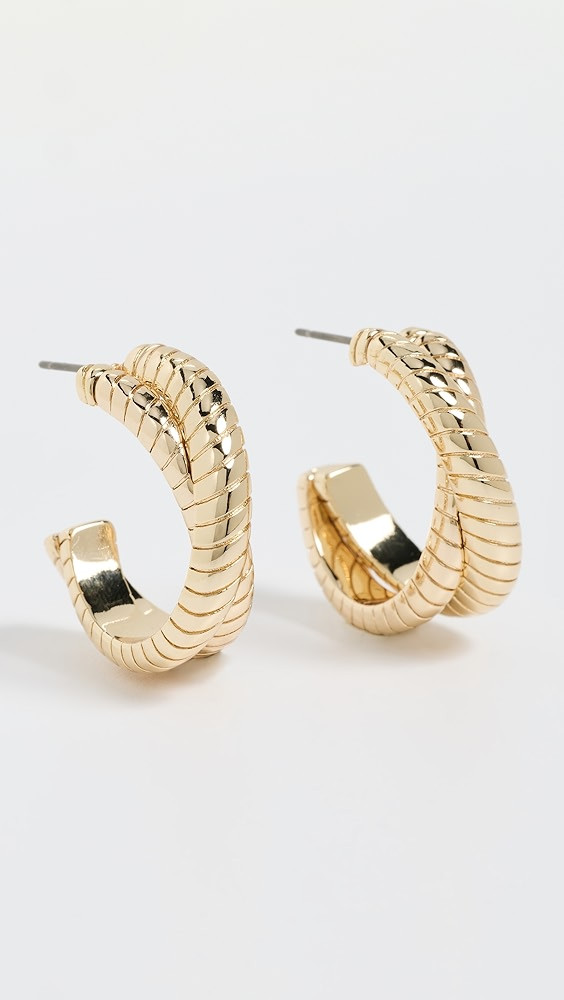Roxanne Assoulin The Double Cobra Hoops | Shopbop | Shopbop