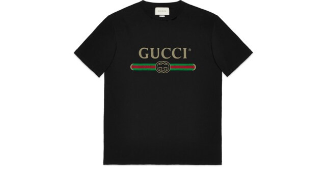 Gucci - Oversize T-shirt with Gucci logo | Gucci (US)