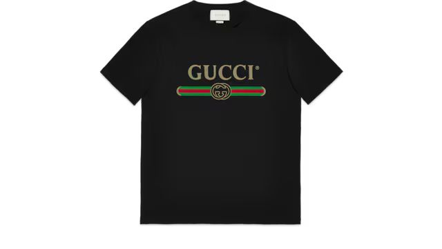 Gucci - Oversize T-shirt with Gucci logo | Gucci (US)