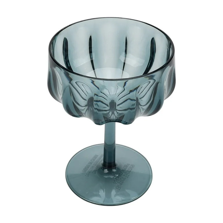 Better Homes & Gardens 13-Ounce Tritan Plastic Coupe Glass, Blue | Walmart (US)