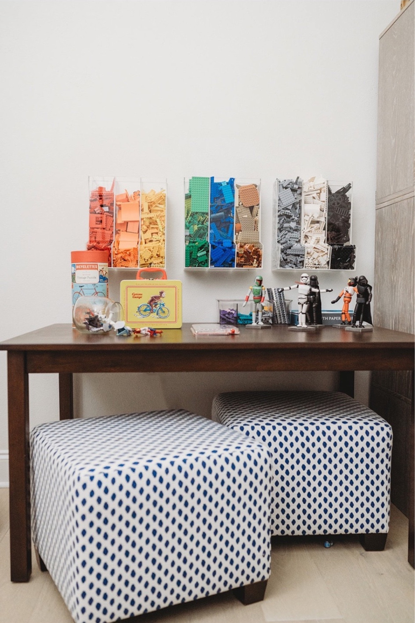 My table color isn’t available but I linked the same style! 