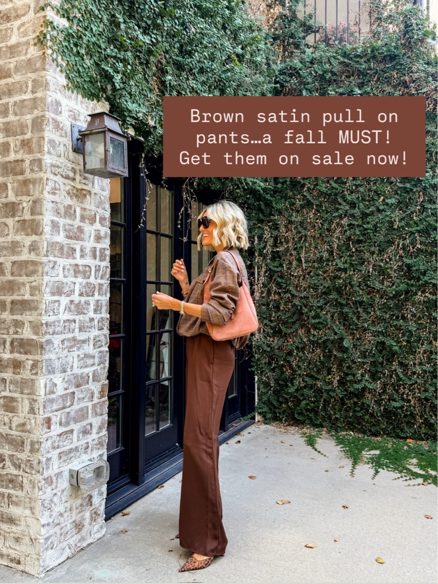 The satin pants you need for fall! Endless ways to style & love the chocolate brown color! On sale! 

Loverly Grey, sale finds, fall outfits, fall sale

#LTKSaleAlert #LTKSeasonal #LTKootd